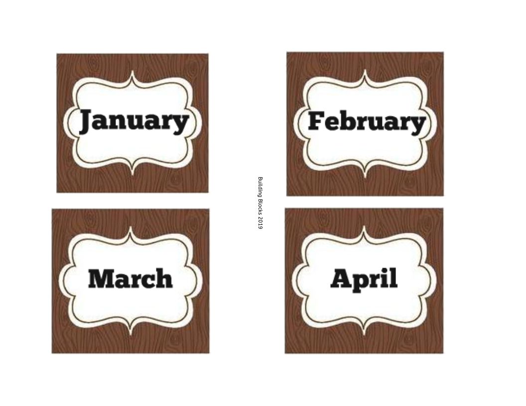 Woodland Calendar Items (3)